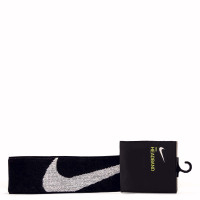 Stirnband - Logo Knit Elastic Headband - Black / White