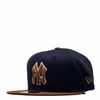 Unisex Cap - Boucle 59Fifty NY Yankees - Navy / Brown, 7 5/8, Blau