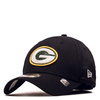 Unisex Cap - Comfort 39Thirty Green Bay Packers - Black, M-L, Schwarz