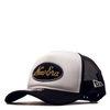 Unisex Cap - Oval Trucker New Era - Black / White, Einheitsgröße, Schwarz