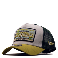 Unisex Cap - Patch Trucker California - Green, Einheitsgröße, Weiß