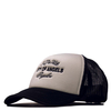 Unisex Cap - Wallace Trucker - White / Black, Einheitsgröße, Schwarz