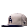 Unisex Cap - White Crown Patches 9Fifty LA Dodgers - White, S-M, Weiß