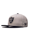 Unisex Cap - White Crown Patches 9Fifty Raiders - White, M-L, Weiß