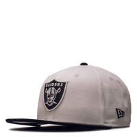 Unisex Cap - White Crown Patches 9Fifty Raiders - White, M-L, Weiß