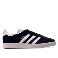 Unisex Sneaker - Gazelle - Black / White / Gold, 42, Schwarz