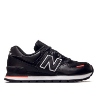 Unisex Sneaker - ML574 DTD - Black / Velocity Red