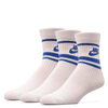 Unisex Socken - 3er-Pack Everyday Essential - White / Blue