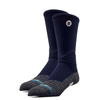 Unisex Socken - Icon Sport Crew - Navy, L, Blau