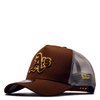 Unisex Trucker-Cap - Boucle Trucker Oakland Athletics - Ebrebrp, Einheitsgröße, Braun