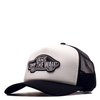 Unisex Trucker-Cap - Classic Patch Curved - Black / White, Einheitsgröße, Weiß