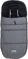 Altabebe Winterfußsack Alpin Bugaboo dunkelgrau-schwarz AL2280P -01