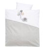 Alvi 401159239 Bettwäsche Applikation Jumbo grau 80x80cm