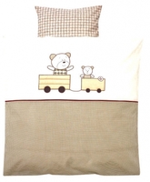 Alvi 401255176 Bettwäsche Applikation Große Fahrt 100x135cm