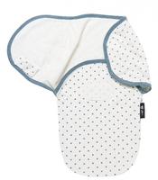 Alvi 479455111 Wickeltuch Harmonie Belly Button Blue little stars
