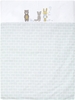 Alvi 612159621 Krabbeldecke mit Stickerei My Friends blau 100x135