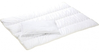 Alvi 93117 Mikrofaser-Steppbett-Set 80x80 cm / 35x40 cm