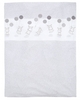 Alvi 931849729 Microfaser Baby Decke Hippo silber 75x100