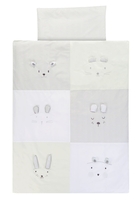 Alvi ausverkauft Bettwäsche Applikation Faces 100x135