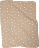 Alvi Baumwoll Baby Decke Punkte beige 75 x 100 cm 9317457006