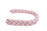 Alvi Bettschlange geflochten Spezialstoff Quilt rosé