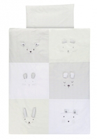 Alvi Bettwäsche Applikation Faces 100x135