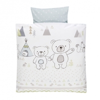 Alvi Bettwäsche Tipi Bear 80x80cm