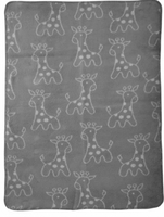 Alvi Giraffe grau 931741177 Baumwolldecke 75x100 2016/2017