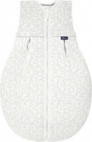 Alvi Kugelschlafsack Thermo Hearts white 80cm