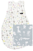 Alvi Kugelschlafsack Thermo Zootiere blau 70cm