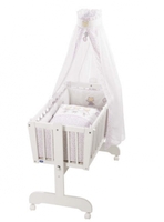 Alvi Pendelwiege Sina weiß Komplettset Cats Rosa