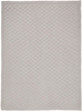 Alvi Strickdecke kleines Karo grau 75x100