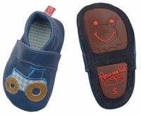 Anna und Paul Leder-Krabbelschuh Jungbauer ocean mit Gummisohle Größe L-22 (Anna und Paul GmbH)