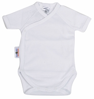 Baby Plus Schröders Wickelbody 1/4 Arm weiß 74/80