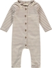 Babyface Baby Strampler Bio-Baumwolle coffee gestreift Gr.74