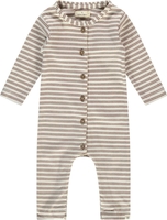 Babyface Baby Strampler Bio-Baumwolle coffee gestreift Gr.74