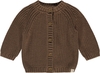 Babyface Baby Cardigan Bio-Baumwolle coffee