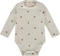 Babyface Baby Langarm Body Bio-Baumwolle/Modal croissants