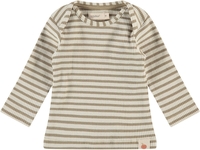 Babyface Baby Langarm-Shirt Bio-Baumwolle gestreift moss