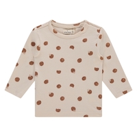 Babyface Baby T-Shirt Long Sleeve - Snow and Cookies - Gr.74