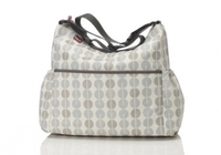 Babymel BM 6778 Big Slouchy Wickeltasche Multi Dot Grey Mist