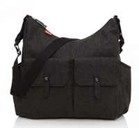 Babymel BM 7966 Frankie Wickeltasche tweed grey