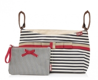 Babymel BM 7973 Stroller Organiser Navy Stripe