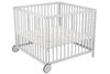 Babyworld Laufgitter mit Rollen Juli 71 x 92 cm grau