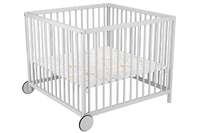 Babyworld Laufgitter mit Rollen Juli 71 x 92 cm grau