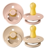 BIBS Schnuller aus Naturgummi Blush/Vanilla 0-6 Monate
