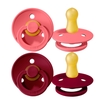 Bibs Schnuller aus Naturgummi Ruby/Coral 0-6 Monate