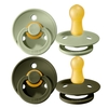 Bibs Schnuller aus Naturgummi Sage/Hunter Green 0-6 Monate