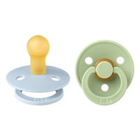 Bibs Colour Schnuller aus Naturgummi Baby Blue & Pistachio 6-18 Monate