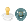 Bibs Colour Schnuller aus Naturgummi Island Sea & White 6-18 Monate